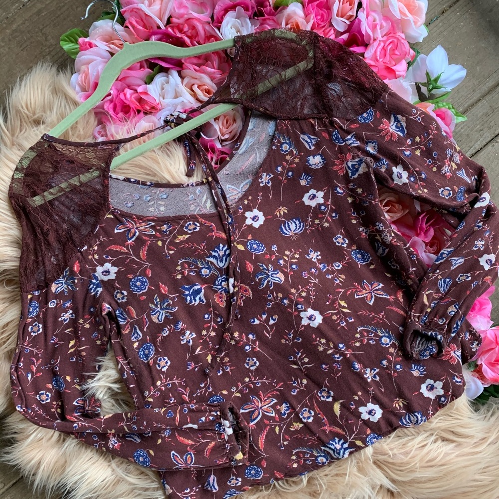 Sophie Rue Lace Flower Blouse